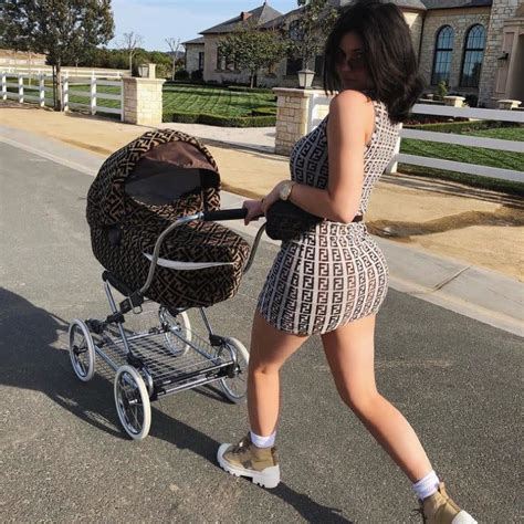 fendi stroller kylie price|Kylie Jenner's baby girl Stormi gets walked around in $12,500 .